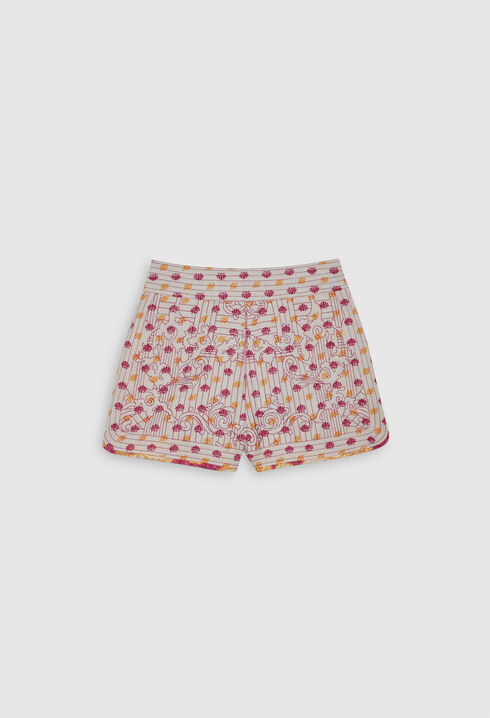 Pantalón corto estampado