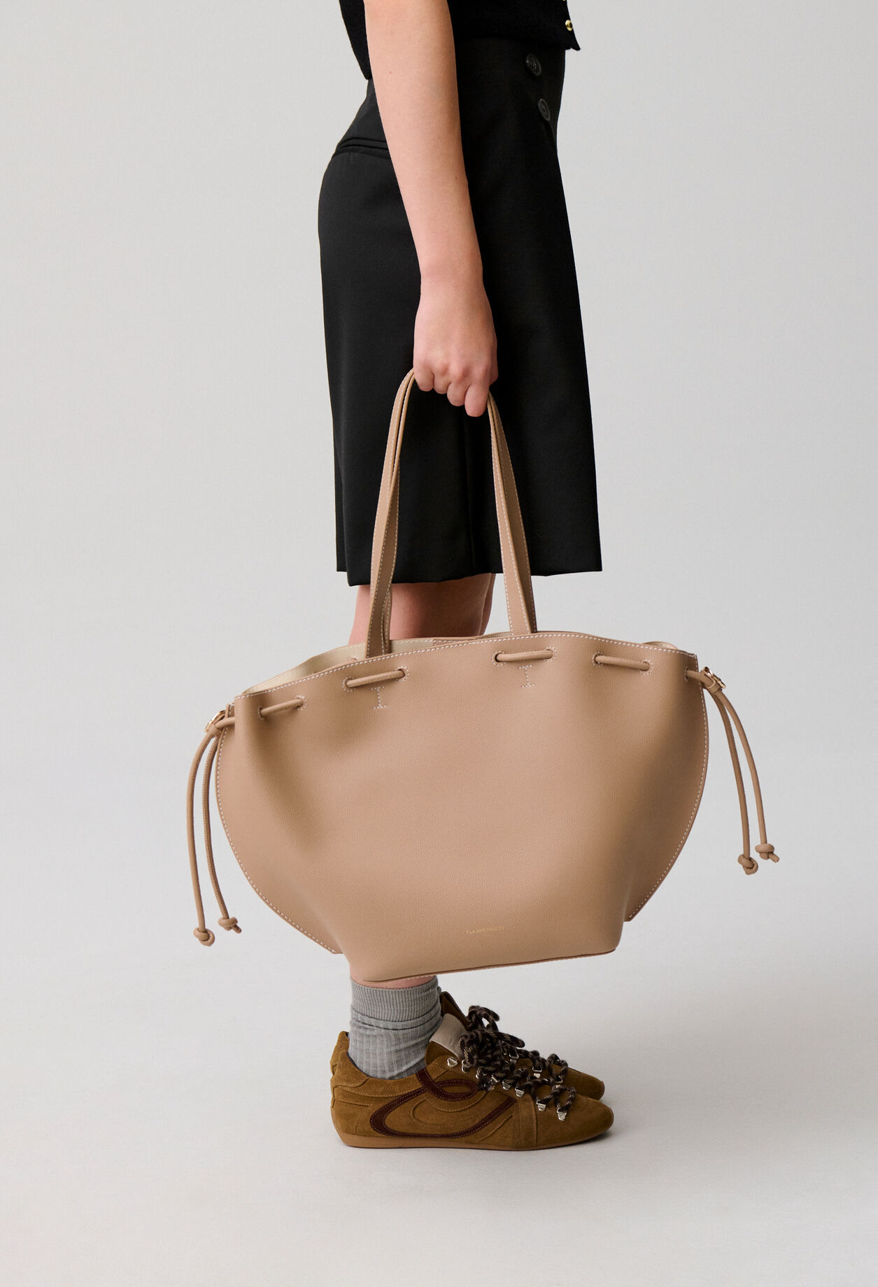 Bolso Alban de cuero granulado