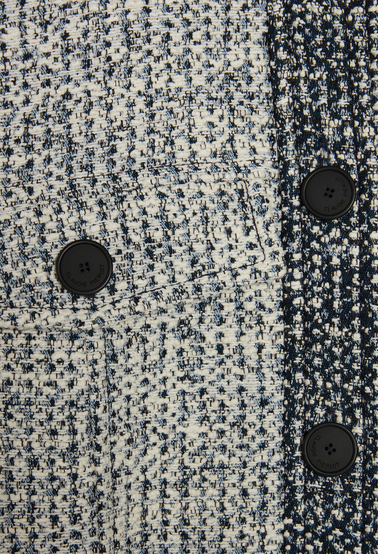 Chaqueta bomber de tweed
