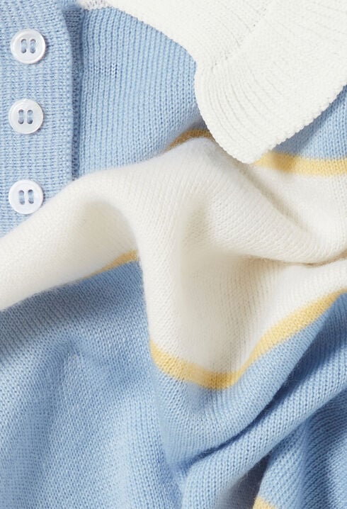 Polo de punto a rayas