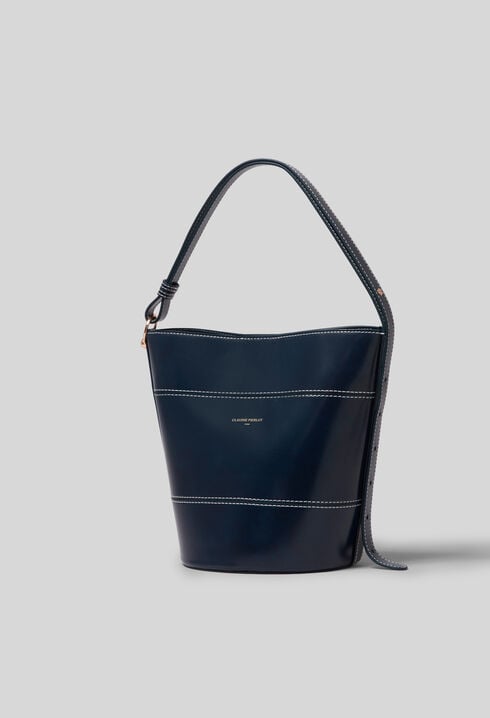 Bolso bombonera piel ajustable