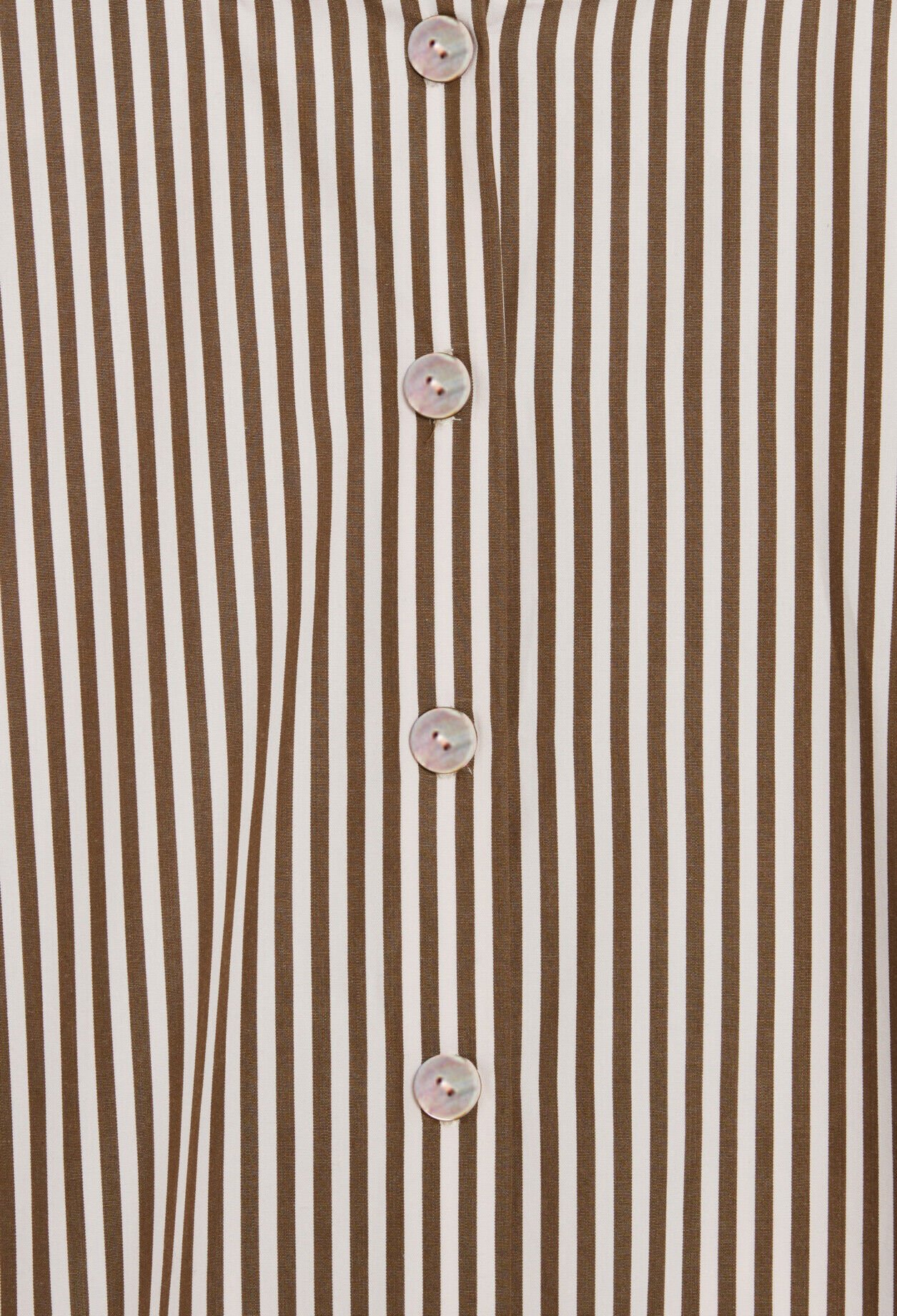 Falda midi a rayas en bronce