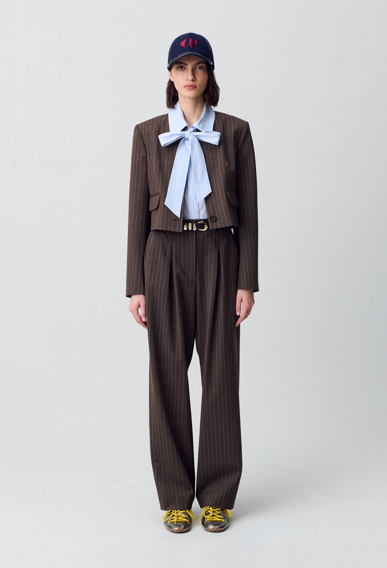 Chaqueta de corte recto y corto