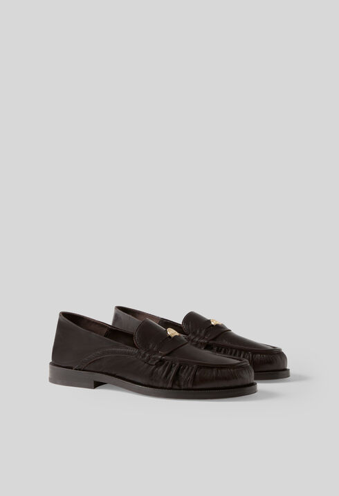 Mocasines de piel charol