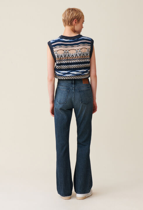 Vaqueros denim acampanados