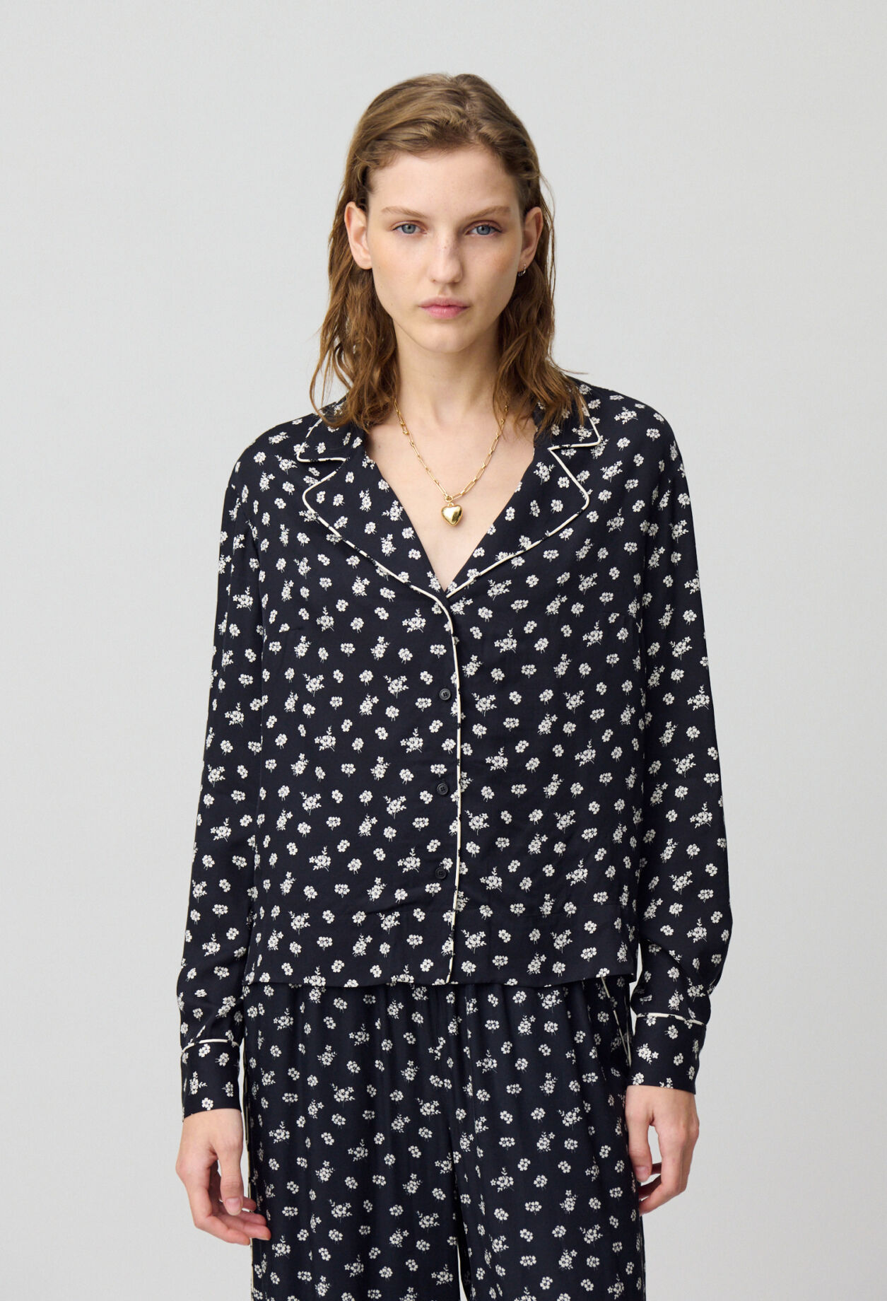 Camisa corta fluida