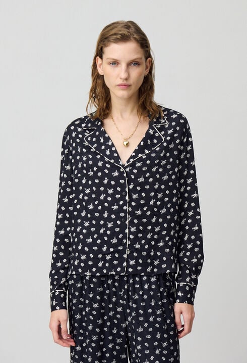 Camisa corta fluida