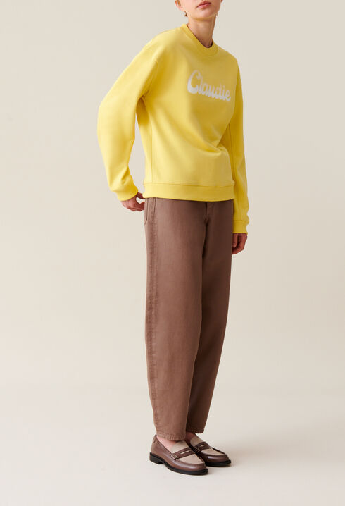 Sudadera amplia Claudie estampada