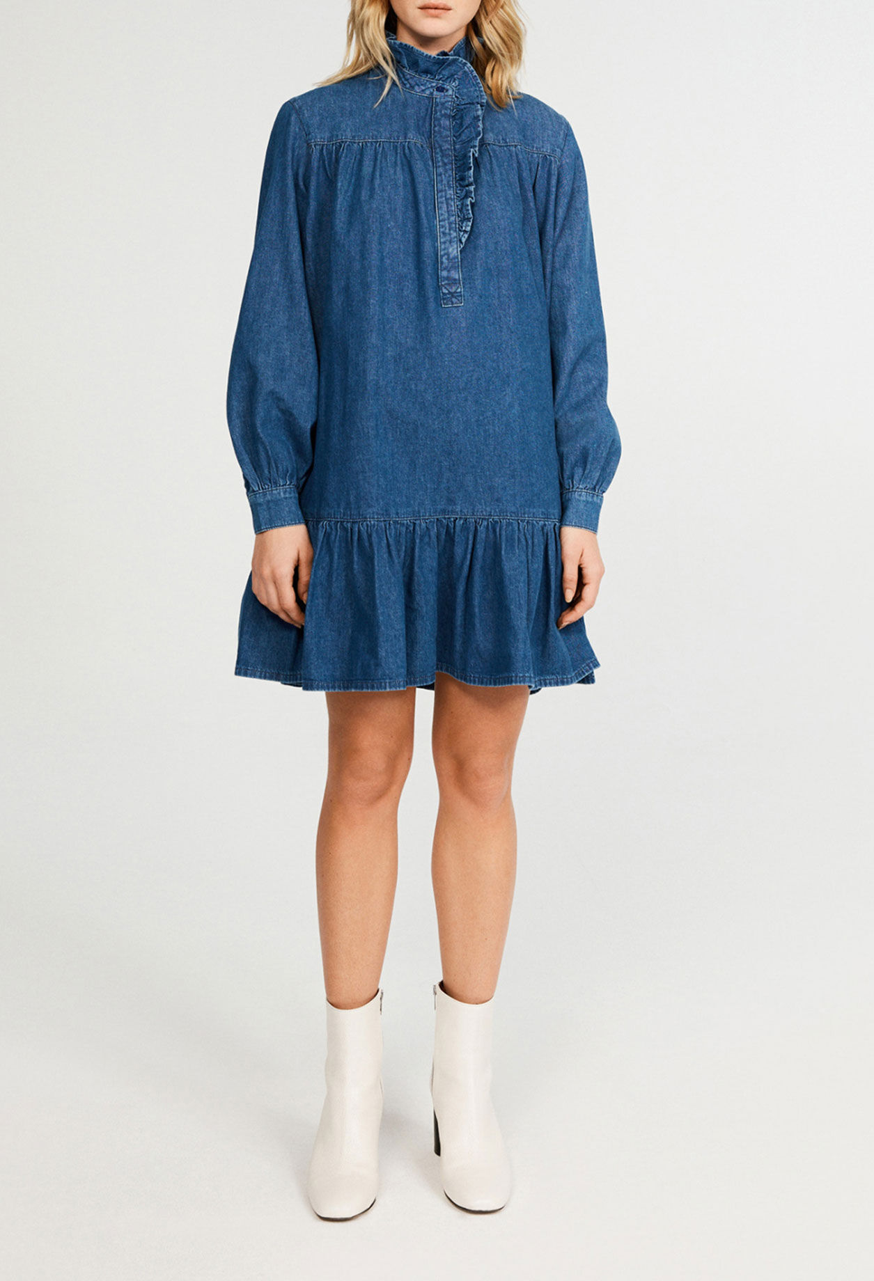 Vestido trapecio vaquero