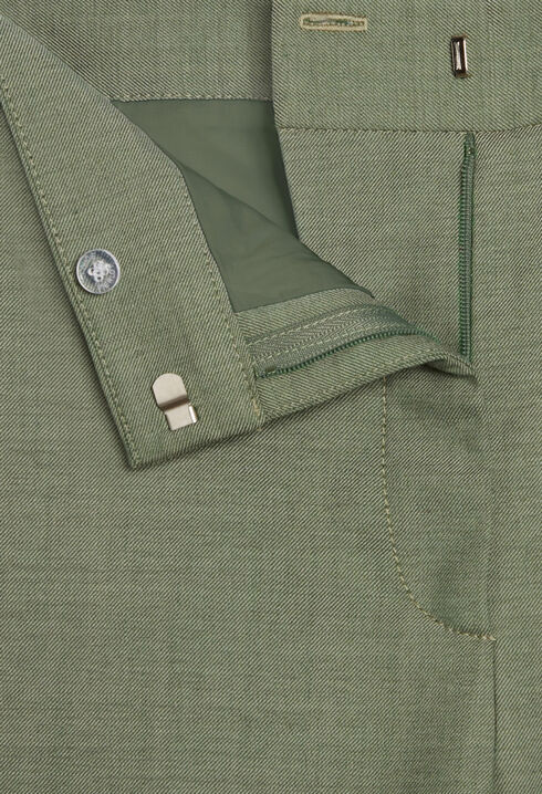 Pantalón de traje en caqui