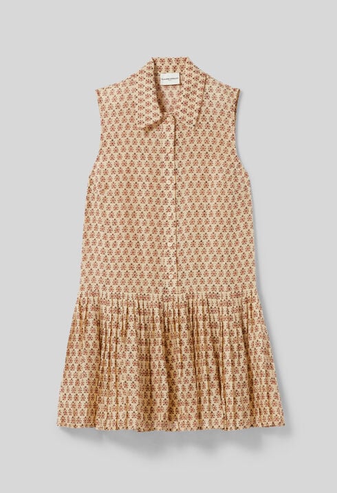 Vestido corto estampado