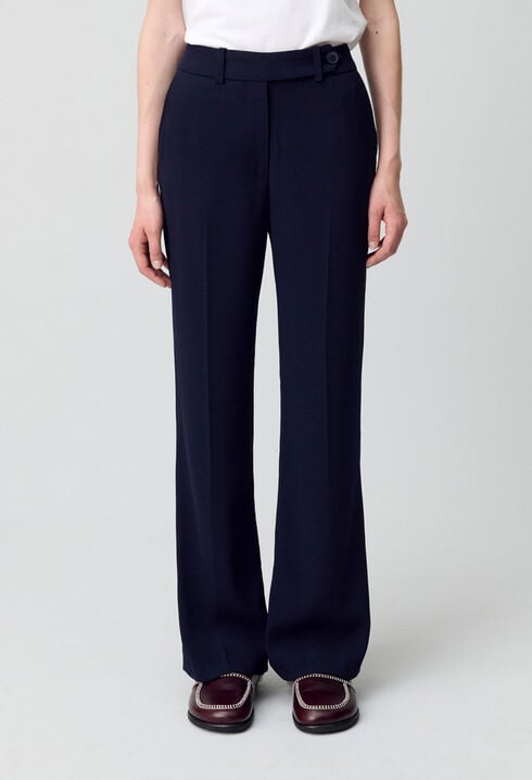 Pantalón de traje recto
