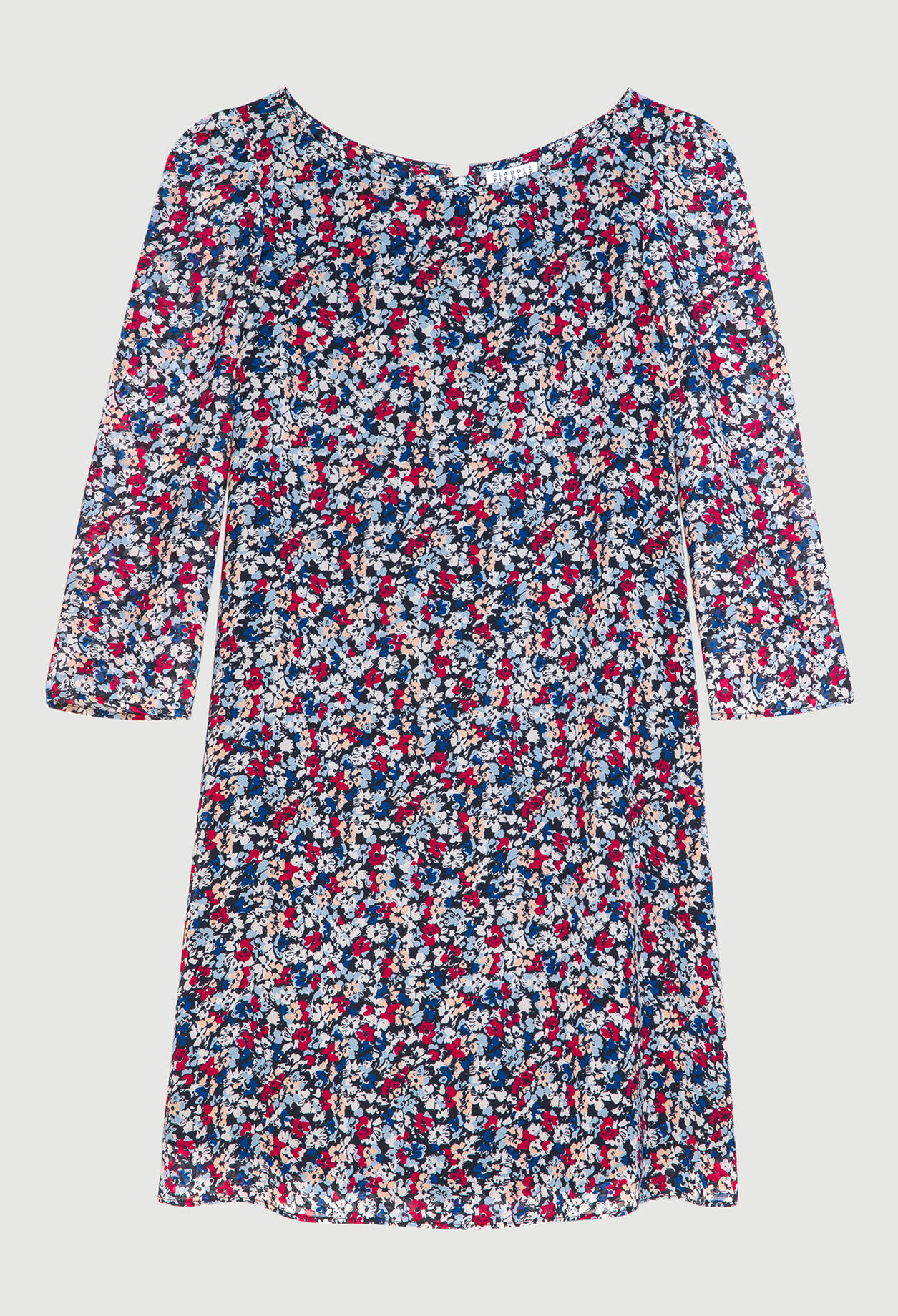 Vestido corto de flores