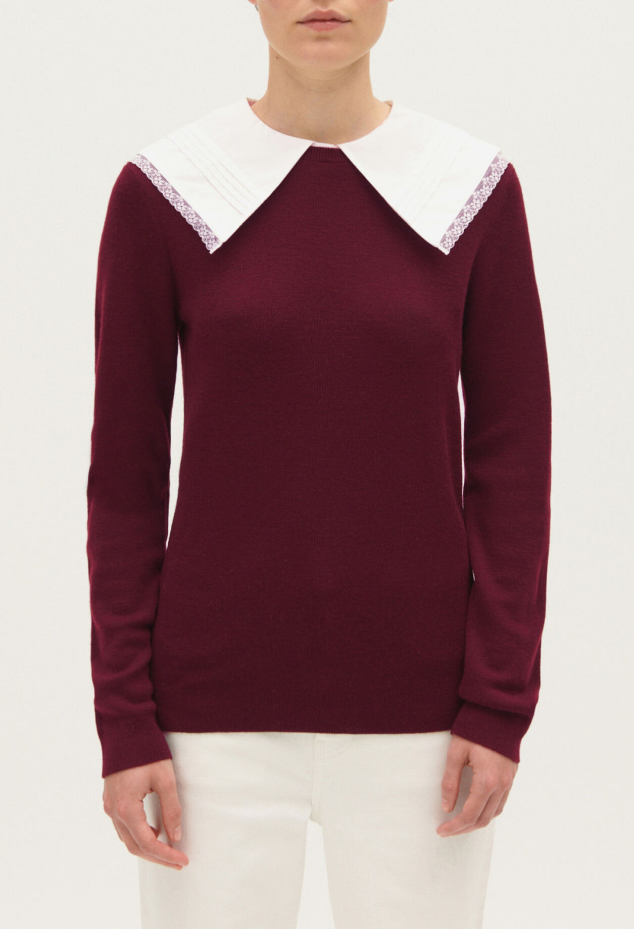 Jersey con cuello desmontable