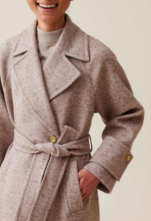 Abrigo estilo trench 7/8
