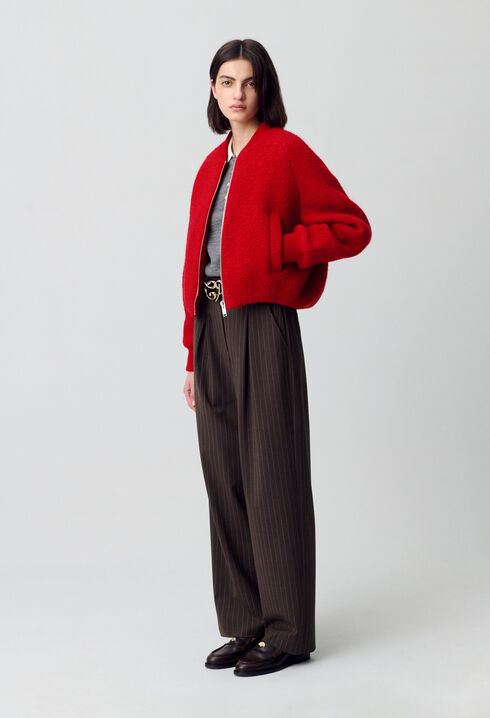 Chaqueta corta estilo bomber