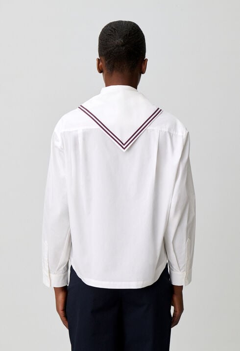 Camisa de popel&iacute;n de algod&oacute;n