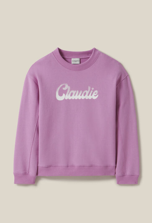 Sudadera amplia Claudie estampada