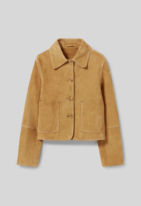 Chaqueta de ante