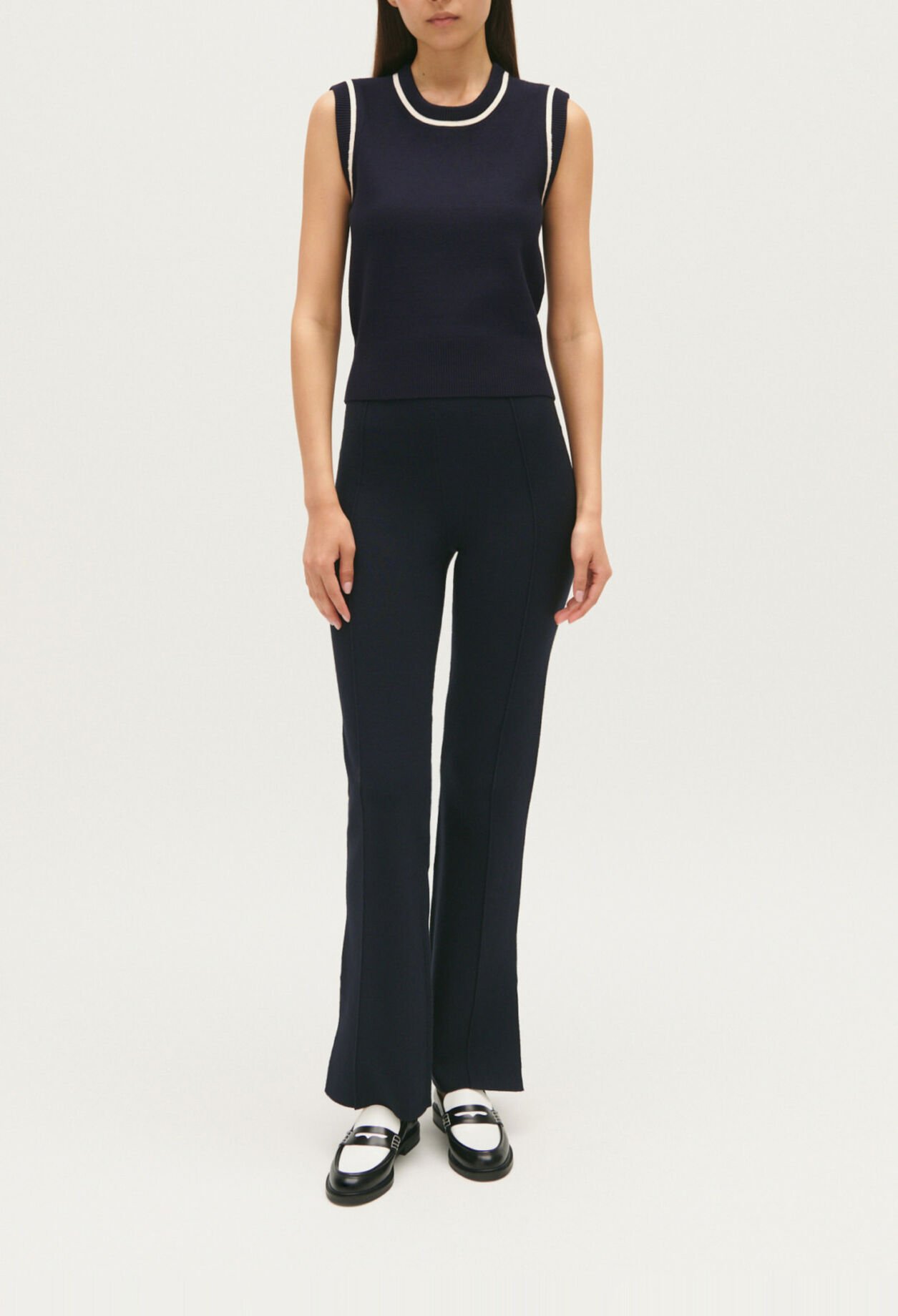 Jersey de punto de rayas