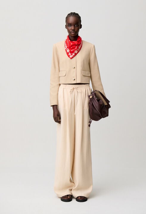 Pantal&oacute;n de traje recto