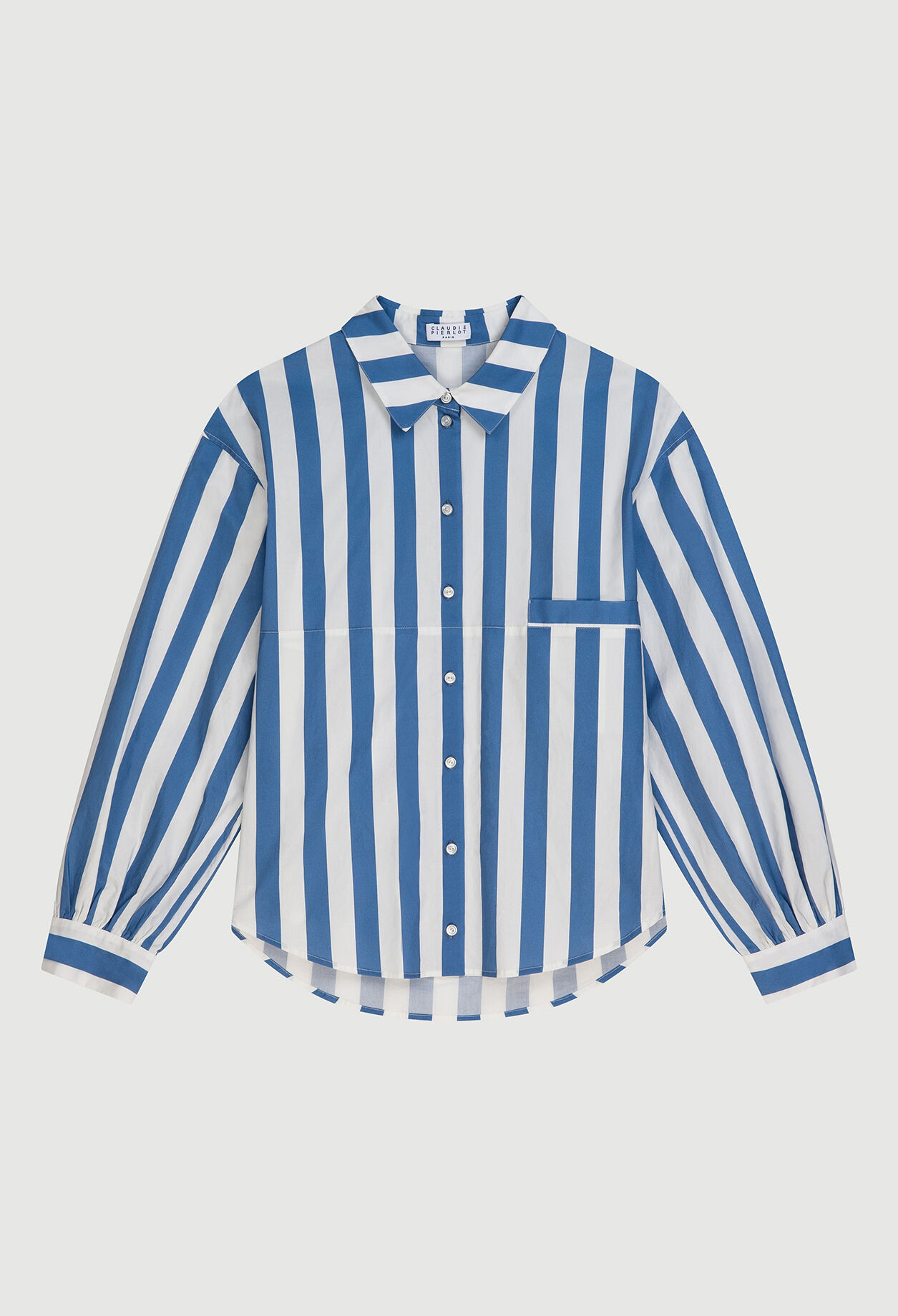 Camisa amplia de rayas
