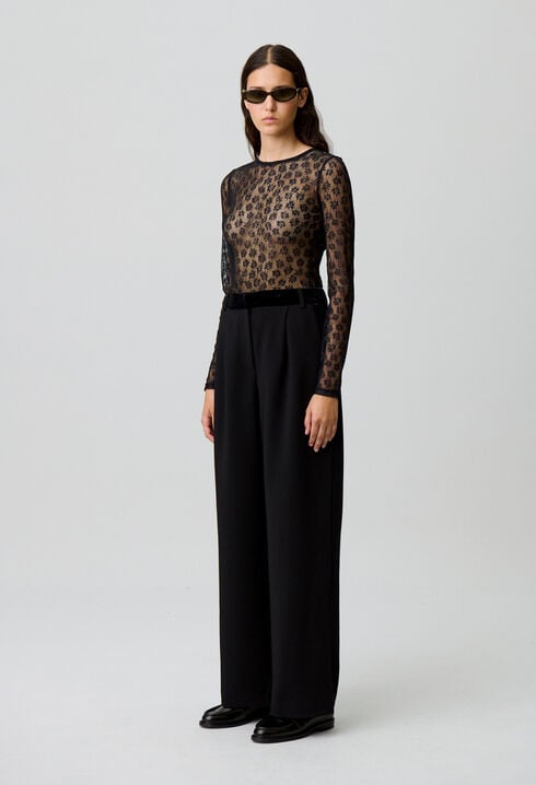 Pantalón recto de traje
