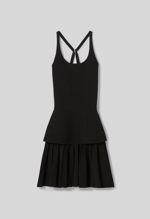 Vestido punto con tirantes cruzados