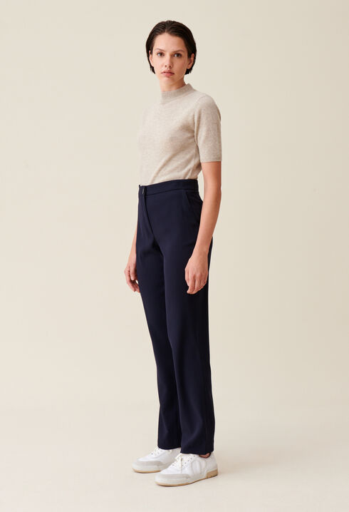 Pantalón de traje azul marino 