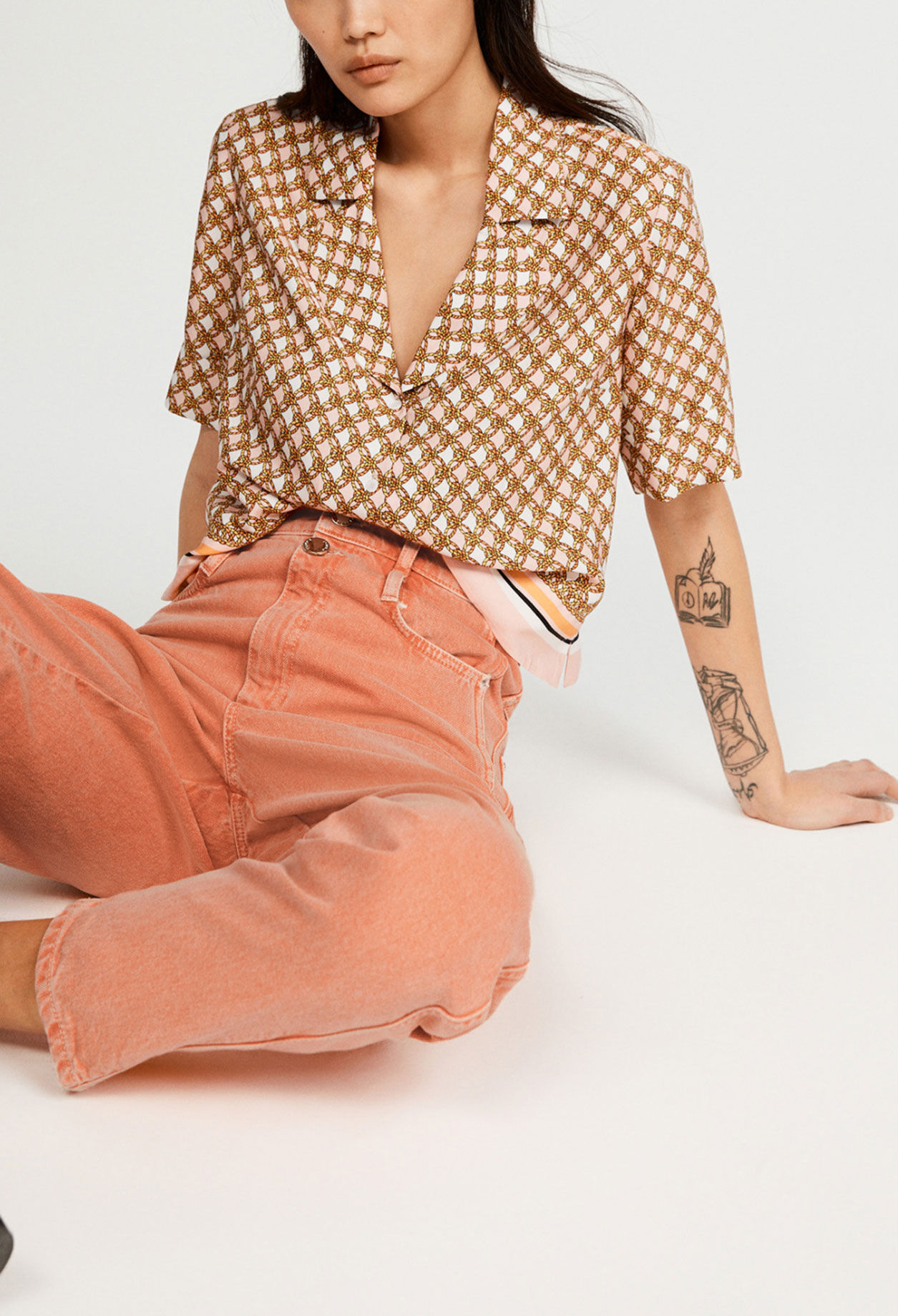 Camisa de manga corta