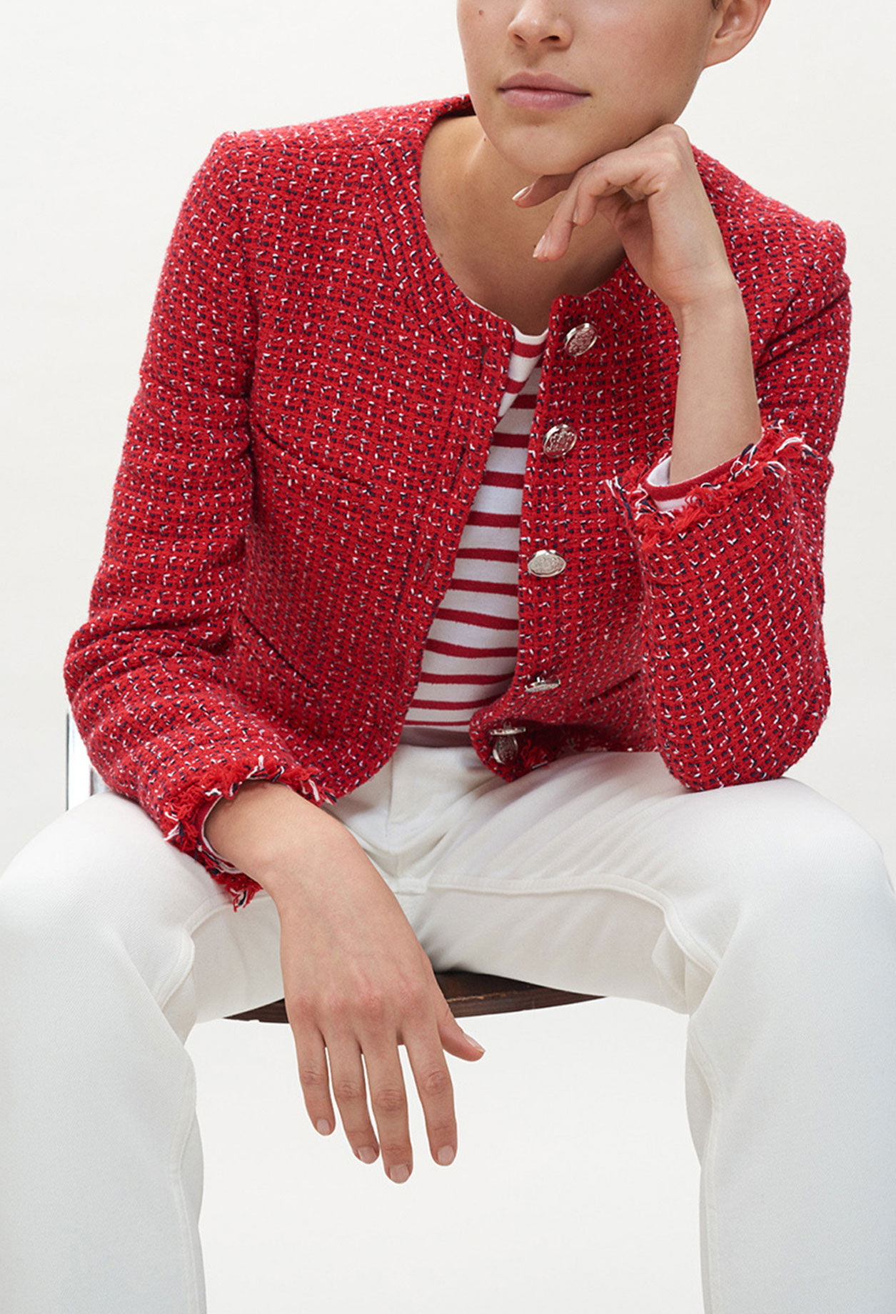 Chaqueta de tweed