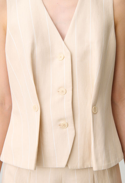 Chaleco de traje sin mangas