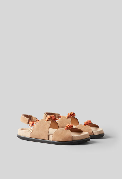 Sandalias cordones trenzados