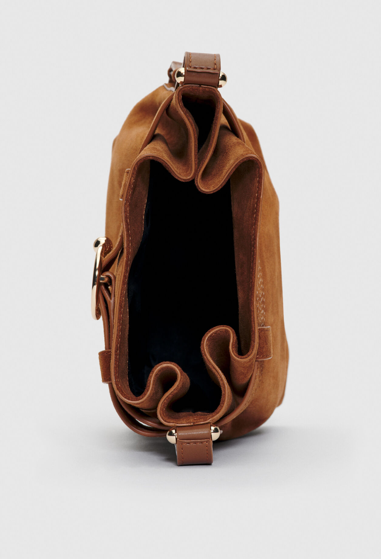 Bolso bombonera de cuero