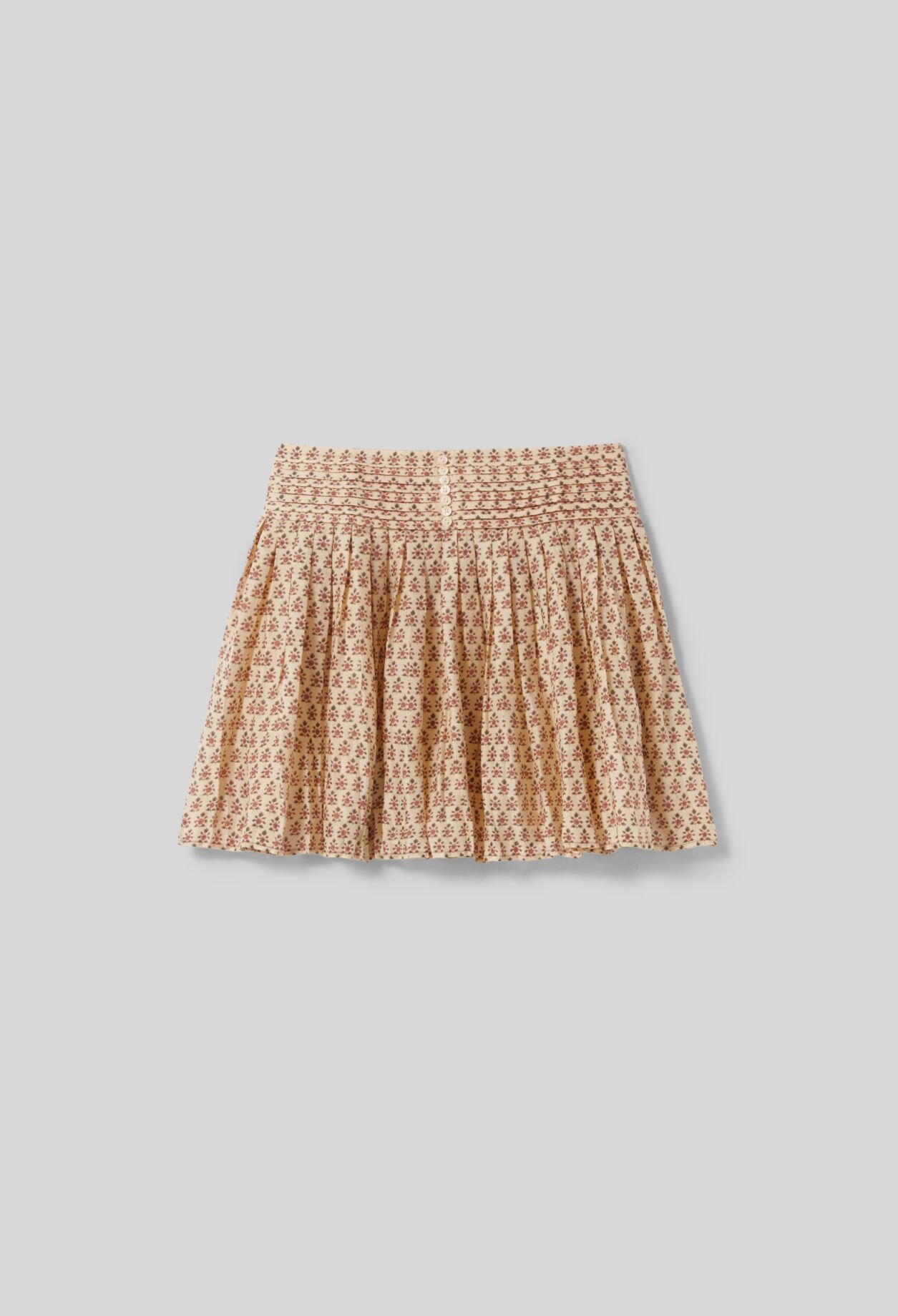 Falda corta estampada