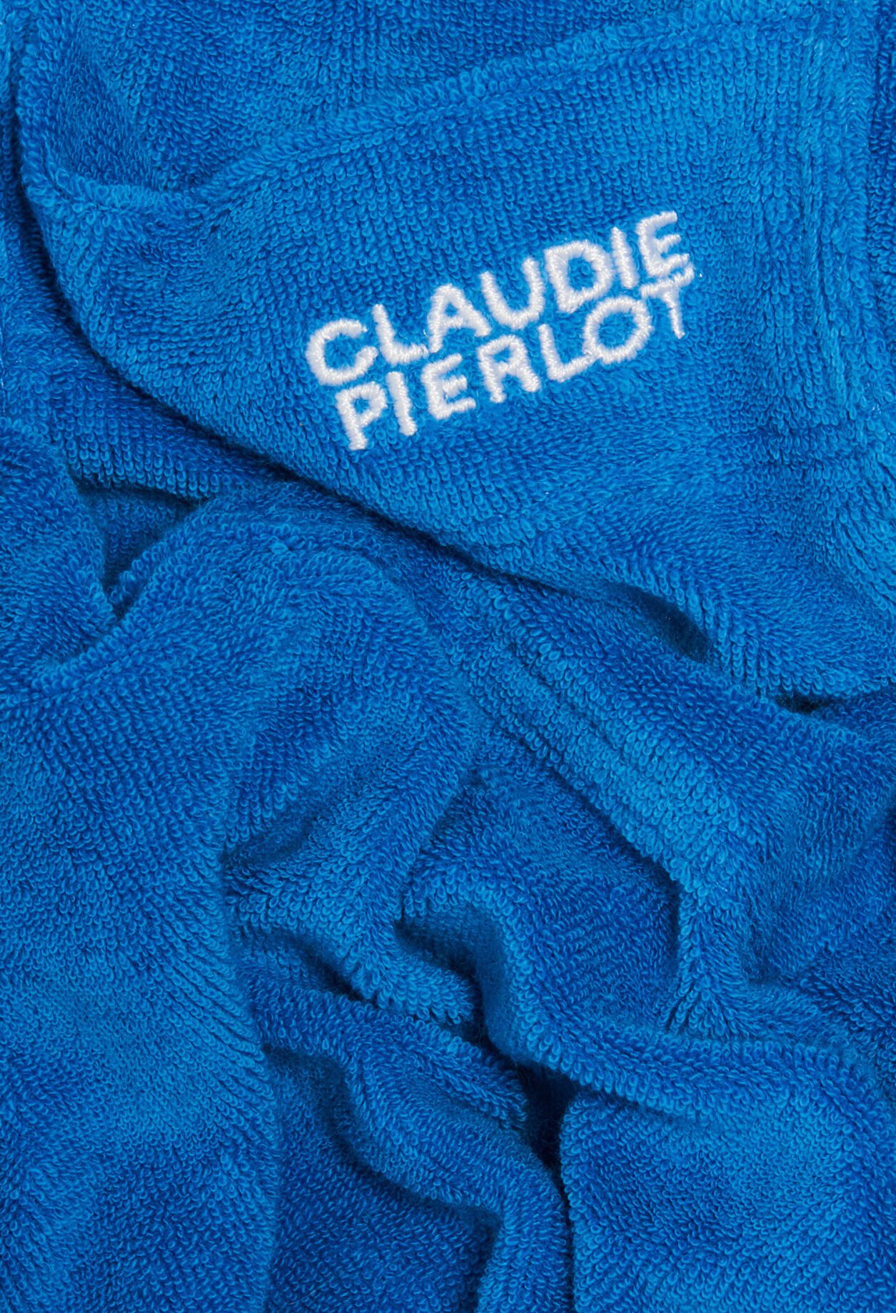 Camisa de felpa azul
