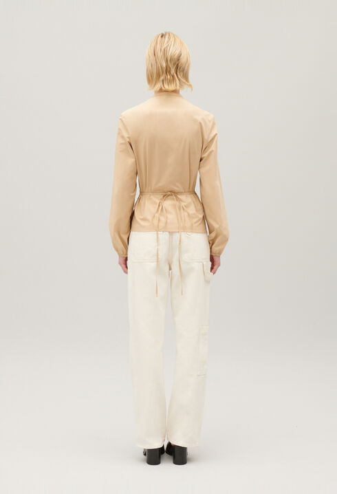 Blusa cruzada arena