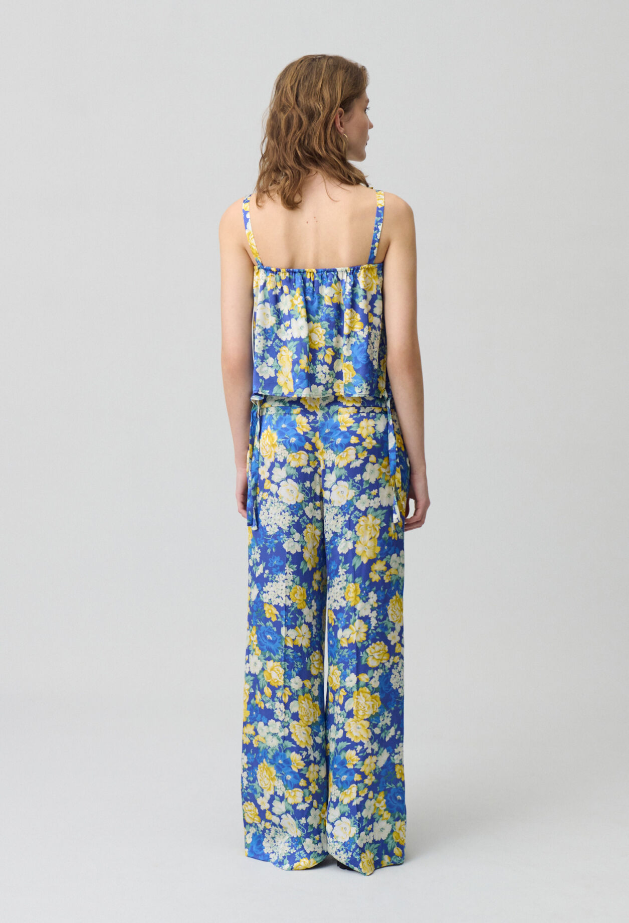 Top estampado con tirantes