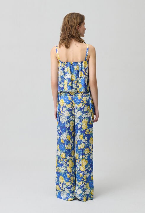Top estampado con tirantes