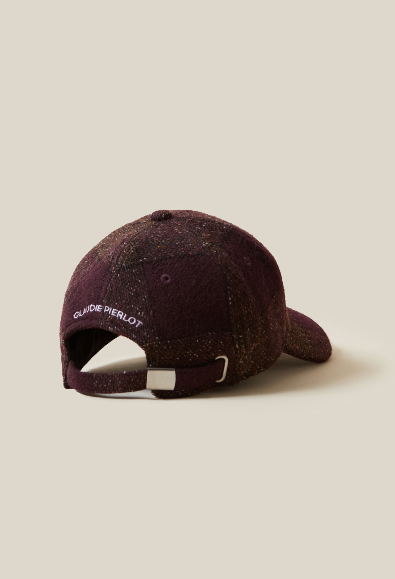 Gorra de tartán bordada CP