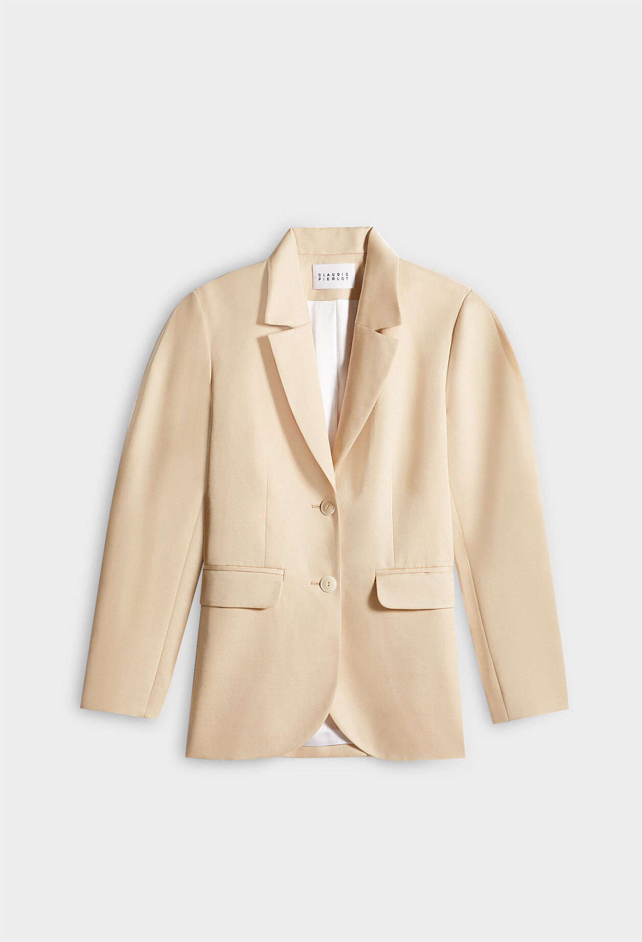 Chaqueta recta de traje