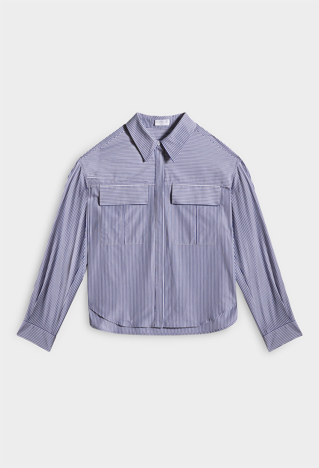 Camisa de rayas de algodón bio