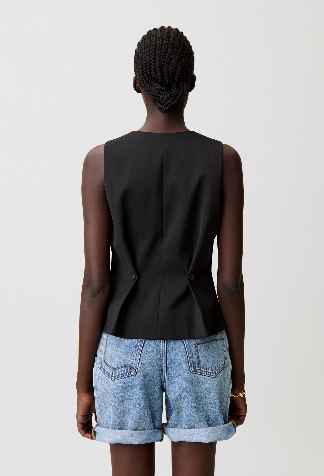 Chaleco de traje sin mangas