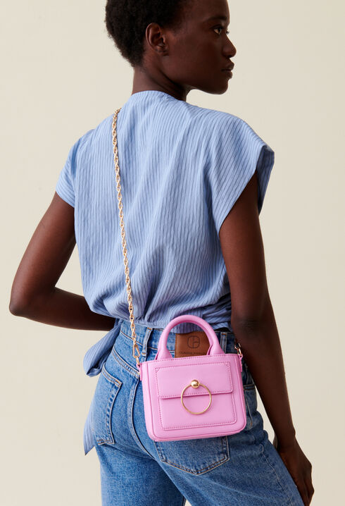 Mini bolso Anouck piel lisa cadena
