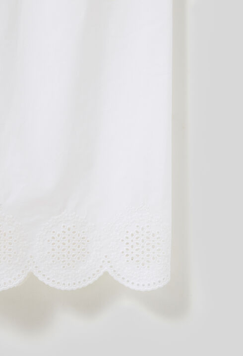 Pantalón amplio ligero bordado