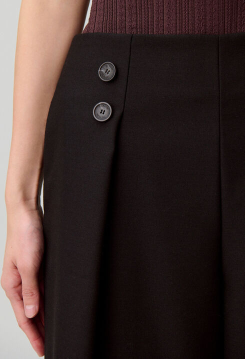 Bermudas sastre de mezcla de lana