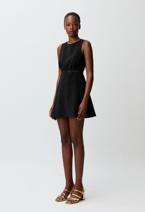 Vestido encaje espalda descubierta