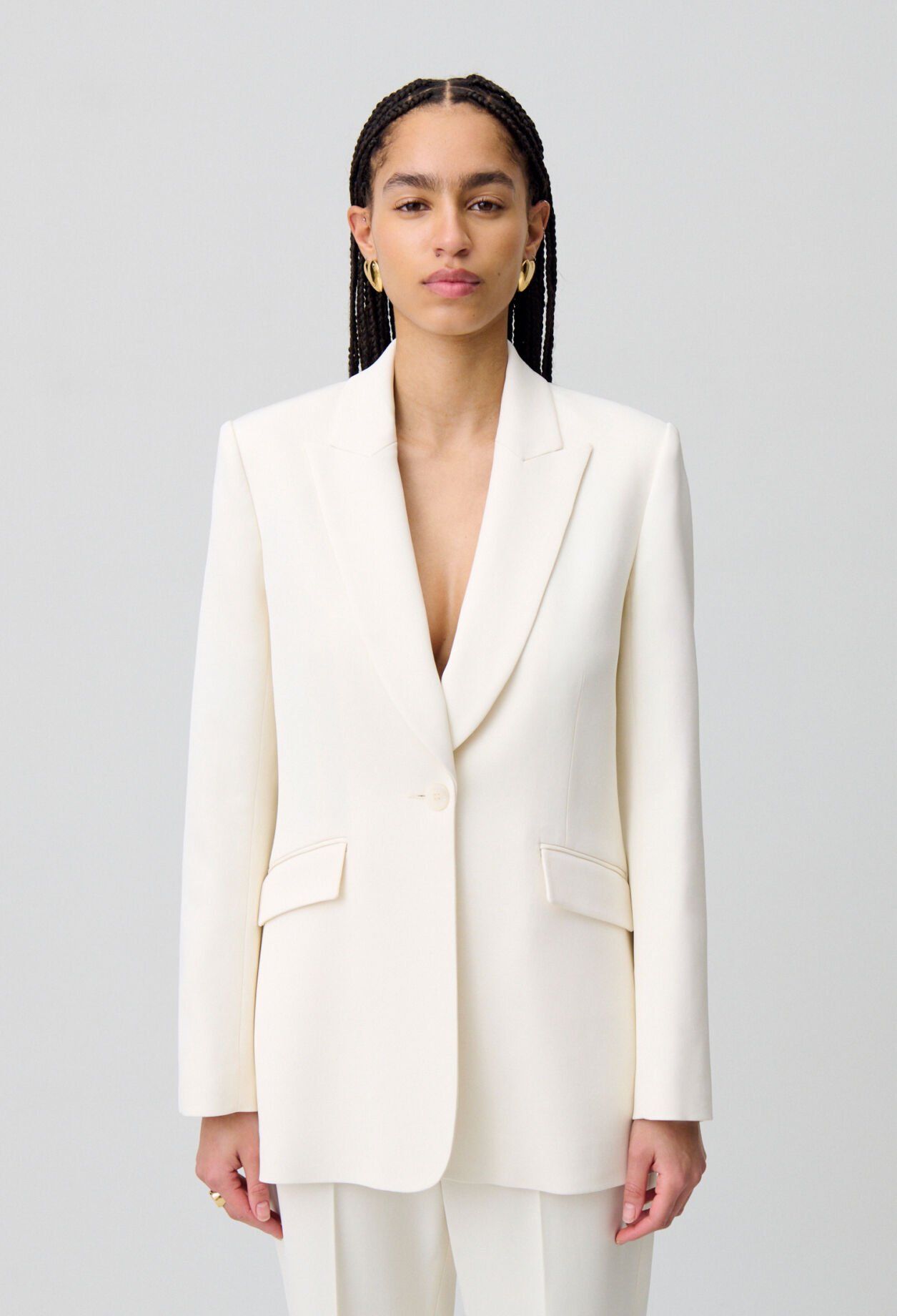 Chaqueta de traje entallada
