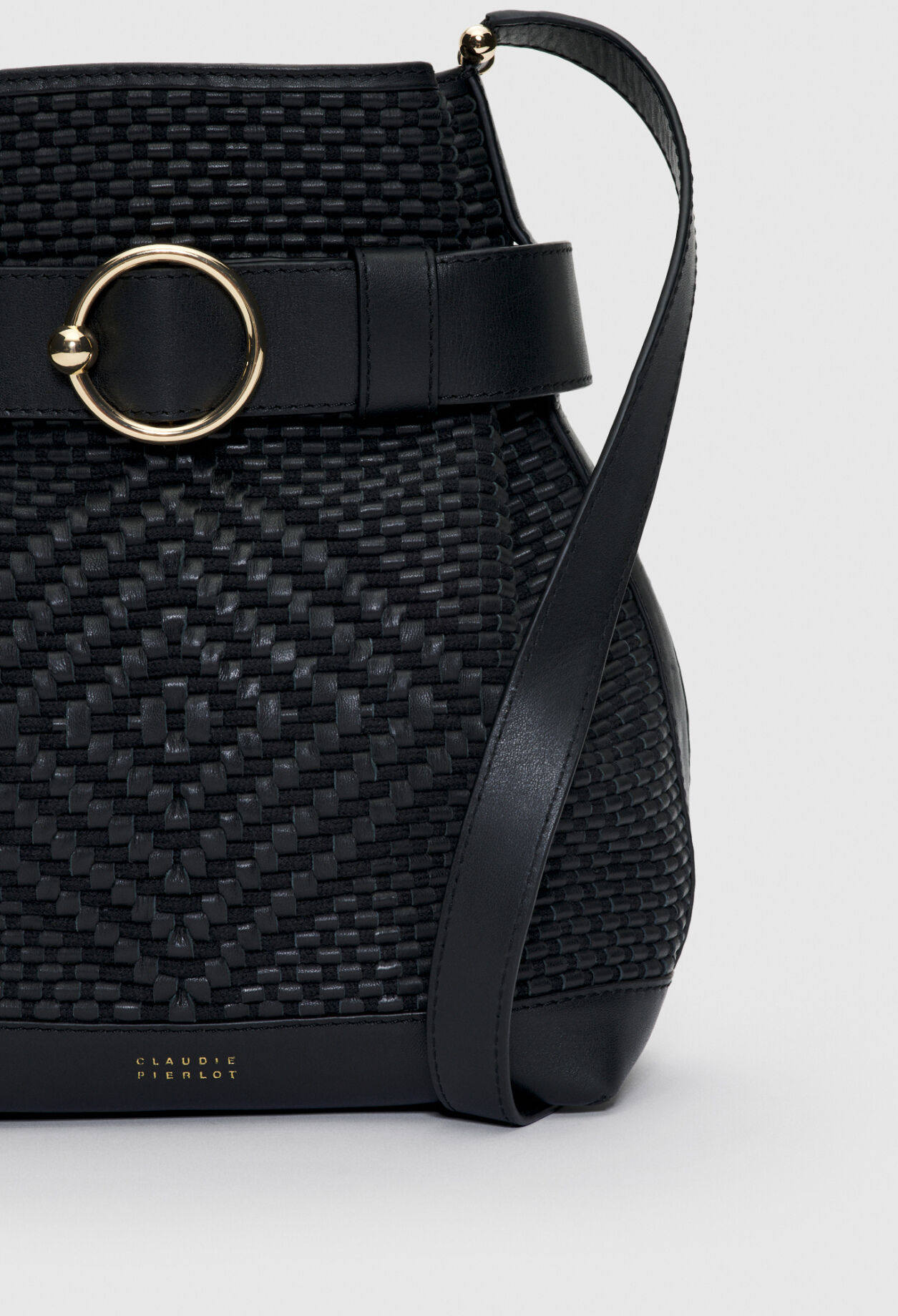Bolso bombonera de cuero