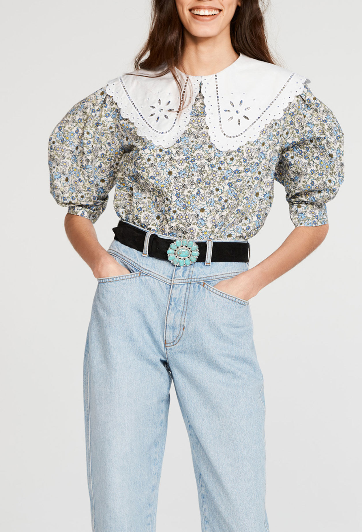 Blusa con flores